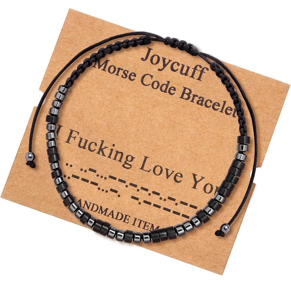 Joycuff Morse Code Bracelet “I Fucking Love You”
